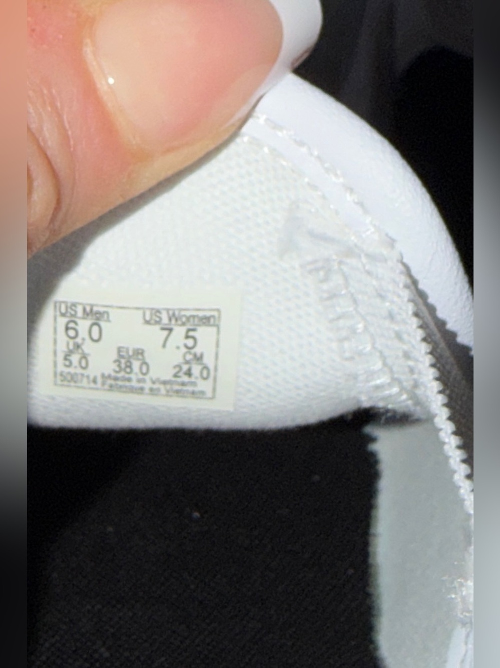 NWT Vans Leather Slip Ons - Picture 7 of 10